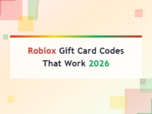 Roblox Gift Card Codes That Work 2026 – Free Robux Code Guide