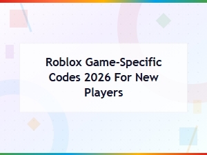 Roblox Game-Specific Promo Codes 2026 for New Players - Free Rewards Guide