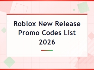 Roblox New Release Promo Codes List 2026 – Latest Event Codes & Rewards