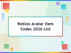 Roblox Avatar Item Codes 2026 – Full List of Working Codes